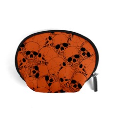 Skull Pattern Accessory Pouch (small) by Valentinaart