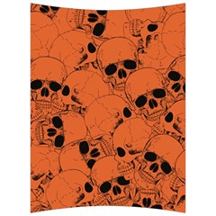 Skull Pattern Back Support Cushion by Valentinaart