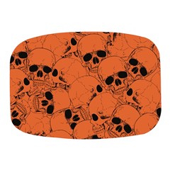 Skull Pattern Mini Square Pill Box by Valentinaart