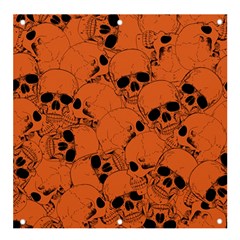 Skull Pattern Banner And Sign 4  X 4 