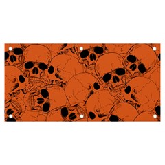 Skull Pattern Banner And Sign 6  X 3 