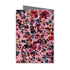 Cells In A Red Space Mini Greeting Cards (pkg Of 8)