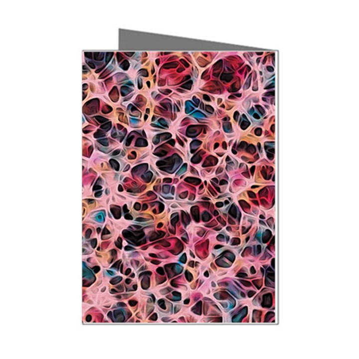 Cells in a red space Mini Greeting Cards (Pkg of 8)