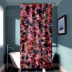 Cells In A Red Space Shower Curtain 36  X 72  (stall)  by DimitriosArt