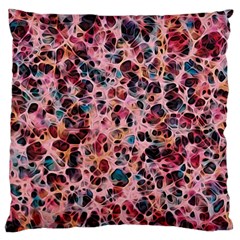 Cells In A Red Space Large Cushion Case (one Side) by DimitriosArt