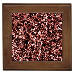 Red Universe Framed Tile by DimitriosArt