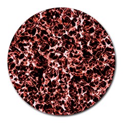 Red Universe Round Mousepad by DimitriosArt