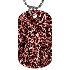 Red Universe Dog Tag (one Side) by DimitriosArt