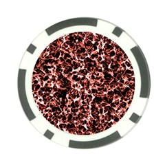 Red Universe Poker Chip Card Guard by DimitriosArt