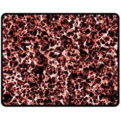 Red Universe Fleece Blanket (medium)  by DimitriosArt