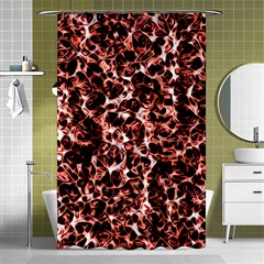 Red Universe Shower Curtain 48  X 72  (small)  by DimitriosArt