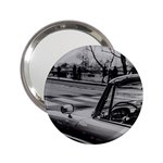 Convertible Classic Car At Paris Street 2.25  Handbag Mirrors Front