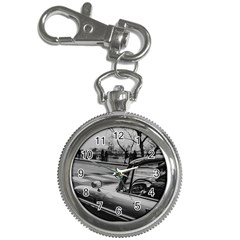 Convertible Classic Car At Paris Street Key Chain Watches by dflcprintsclothing