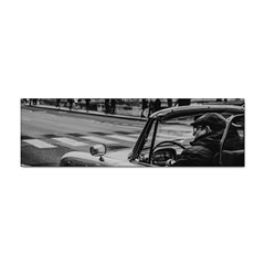 Convertible Classic Car At Paris Street Sticker Bumper (100 Pack) by dflcprintsclothing