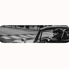 Convertible Classic Car At Paris Street Large Bar Mat by dflcprintsclothing