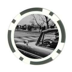 Convertible Classic Car At Paris Street Poker Chip Card Guard (10 Pack) by dflcprintsclothing