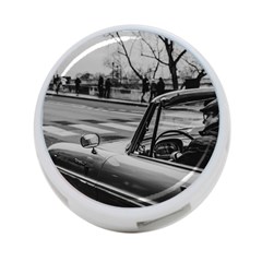 Convertible Classic Car At Paris Street 4-port Usb Hub (one Side) by dflcprintsclothing