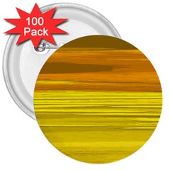 Yellow And Gold Horizontal Stripes - Abstract Art 3  Buttons (100 Pack)  by KorokStudios