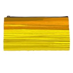 Yellow And Gold Horizontal Stripes - Abstract Art Pencil Case Front