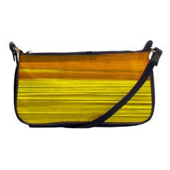 Yellow And Gold Horizontal Stripes - Abstract Art Shoulder Clutch Bag by KorokStudios