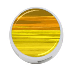 Yellow And Gold Horizontal Stripes - Abstract Art 4-port Usb Hub (two Sides)