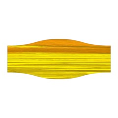 Yellow And Gold Horizontal Stripes - Abstract Art Stretchable Headband by KorokStudios