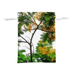 Tree Sunlight Forest Nature Landscape Sunrise Fog Lightweight Drawstring Pouch (s) by danenraven