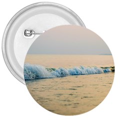 Sea Beach Ocean Sunset Sky Nature Coast Water 3  Buttons by danenraven