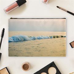 Sea Beach Ocean Sunset Sky Nature Coast Water Cosmetic Bag (large) by danenraven