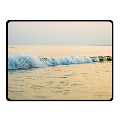 Sea Beach Ocean Sunset Sky Nature Coast Water Fleece Blanket (small) by danenraven