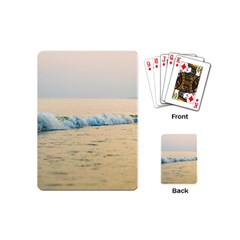 Sea Beach Ocean Sunset Sky Nature Coast Water Playing Cards Single Design (mini)