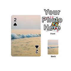 Sea Beach Ocean Sunset Sky Nature Coast Water Playing Cards 54 Designs (mini) by danenraven