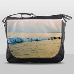 Sea Beach Ocean Sunset Sky Nature Coast Water Messenger Bag by danenraven