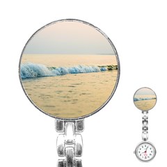 Sea Beach Ocean Sunset Sky Nature Coast Water Stainless Steel Nurses Watch by danenraven