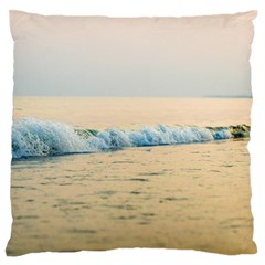 Sea Beach Ocean Sunset Sky Nature Coast Water Standard Flano Cushion Case (one Side) by danenraven