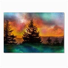 Tree Nature Landscape Fantasy Magical Cosmic Postcards 5  x 7  (Pkg of 10)