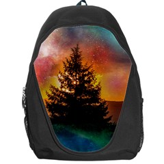 Tree Nature Landscape Fantasy Magical Cosmic Backpack Bag