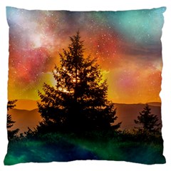 Tree Nature Landscape Fantasy Magical Cosmic Standard Flano Cushion Case (One Side)