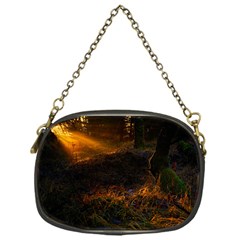 Sunset Forest Fall Sunbeams Nature Chain Purse (one Side) by danenraven