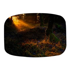 Sunset Forest Fall Sunbeams Nature Mini Square Pill Box by danenraven