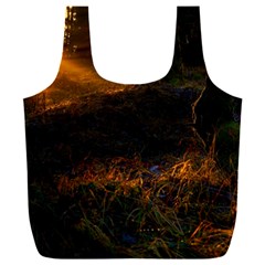 Sunset Forest Fall Sunbeams Nature Full Print Recycle Bag (xxl) by danenraven