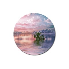 Nature Water Outdoors Travel Exploration Magnet 3  (round) by danenraven