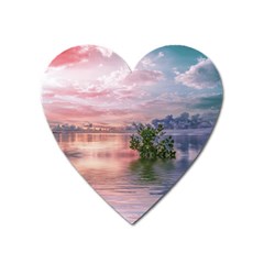 Nature Water Outdoors Travel Exploration Heart Magnet by danenraven