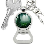 Swamp Forest Trees Background Nature Eerie Bottle Opener Key Chain Front