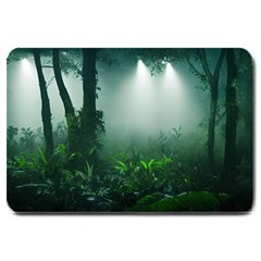 Swamp Forest Trees Background Nature Eerie Large Doormat by danenraven