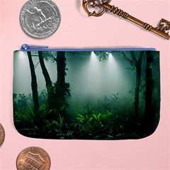 Swamp Forest Trees Background Nature Eerie Large Coin Purse by danenraven