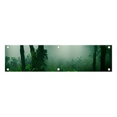 Swamp Forest Trees Background Nature Eerie Banner And Sign 4  X 1 