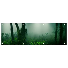 Swamp Forest Trees Background Nature Eerie Banner And Sign 9  X 3 