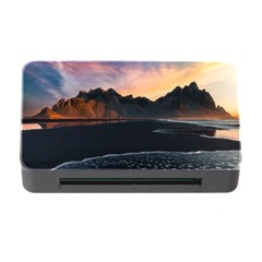 Beach Volcano Ocean Sunset Sunrise Iceland Memory Card Reader With Cf by danenraven