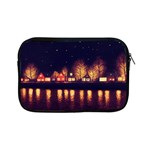 Night Houses River Bokeh Leaves Fall Autumn Apple iPad Mini Zipper Cases Front